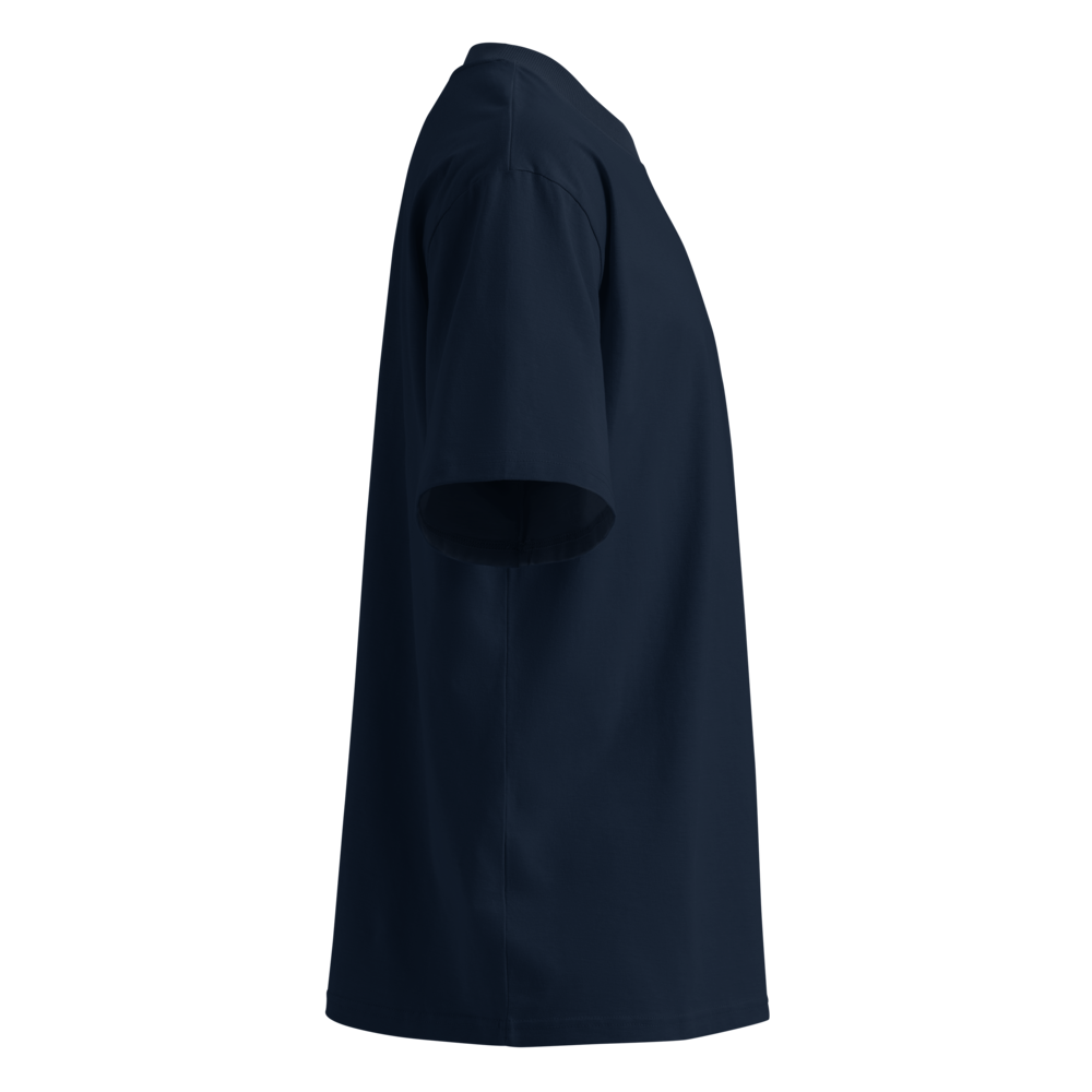 unisex-organic-oversized-high-neck-blaster-2.0-t-shirt-navy