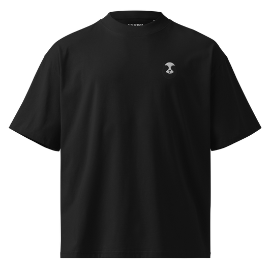 unisex-organic-oversized-high-neck-blaster-2.0-t-shirt-black-back-