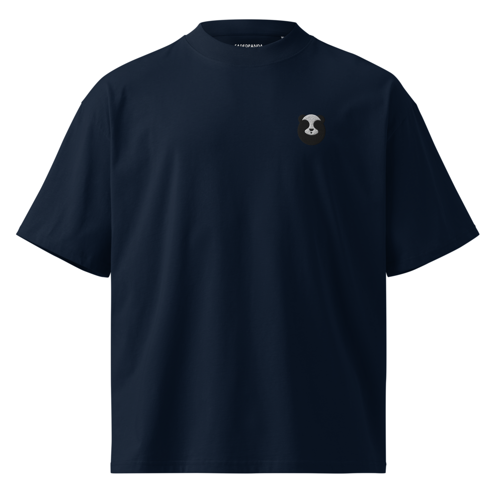 unisex-organic-oversized-high-neck-blaster-2.0-t-shirt-navy