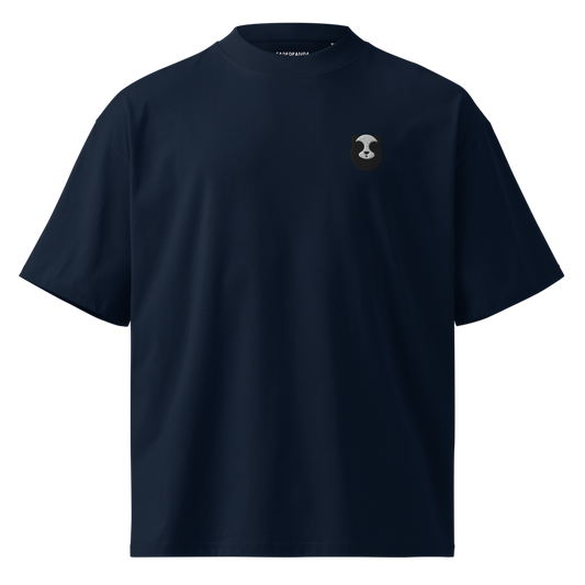 unisex-organic-oversized-high-neck-blaster-2.0-t-shirt-navy